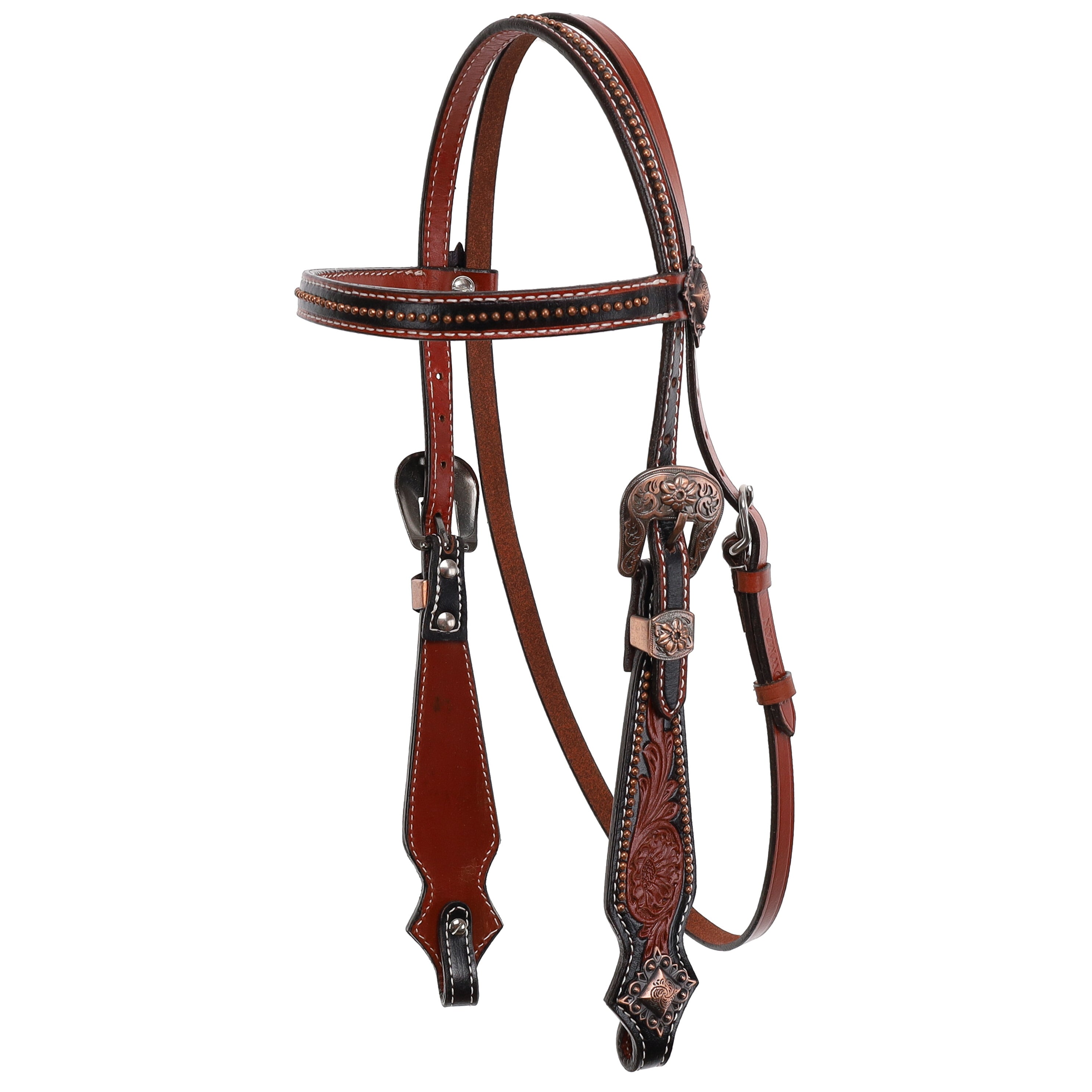 Shadowed Blooms Browband Headstall and Breastcollar Set headstall set Shiloh