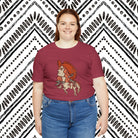 Cowgirl's Soul Short Sleeve Tee tcc graphic tee Printify   