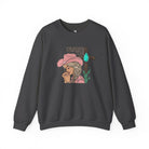 Praying Cowgirls Club Fleece Pullover Sweatshirt The Cinchy Cowgirl - Print S Dark Heather