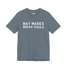 Bay Mares Break Souls Short Sleeve Tee T-Shirt The Cinchy Cowgirl - Print Heather Slate XS