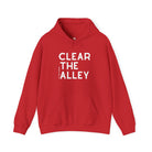 Clear The Alley Hoodie Graphic Hoodie The Cinchy Cowgirl - Print Red S