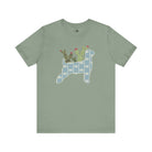 Aztec Show Goat Short Sleeve Graphic Tee T-Shirt Printify Sage XS