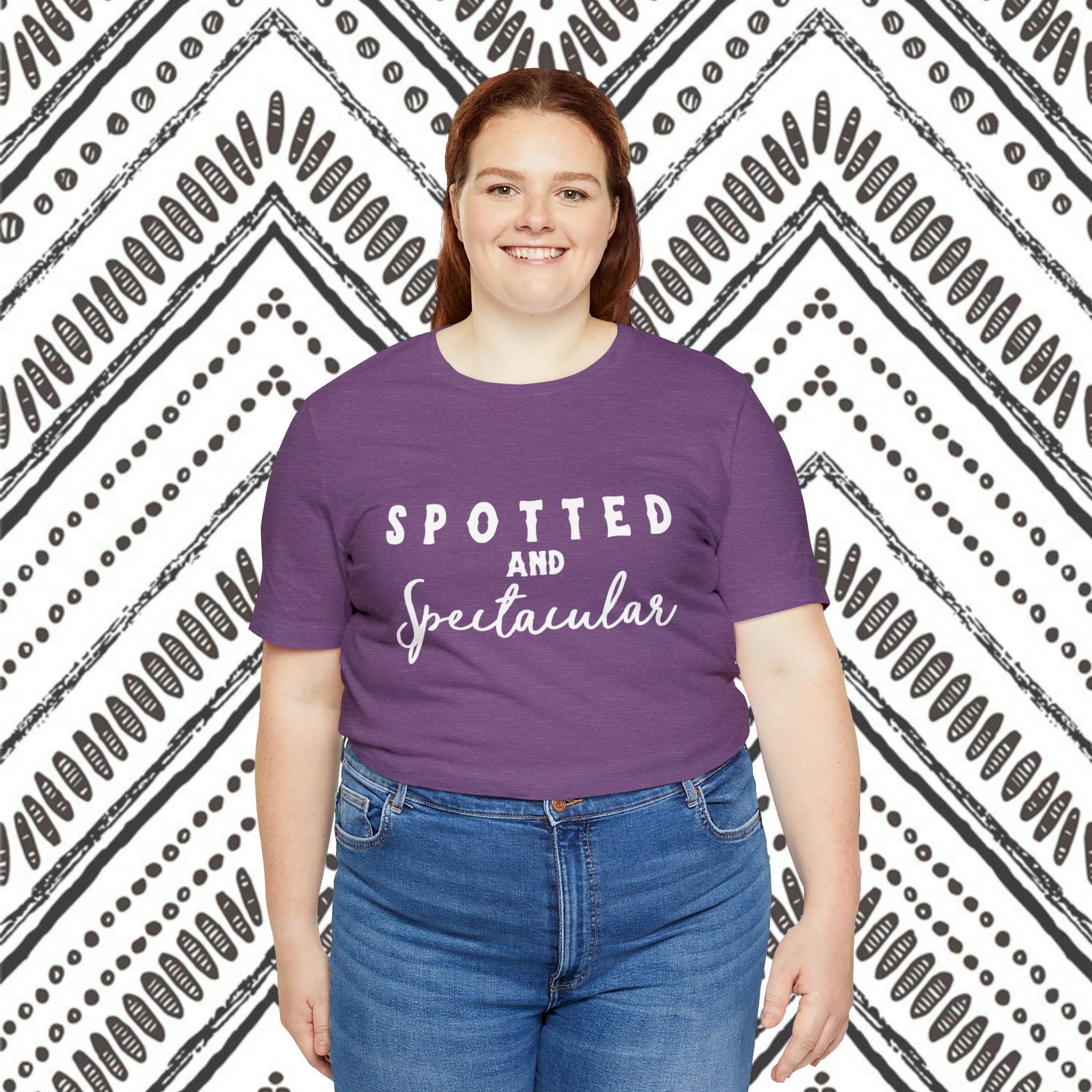 Spotted & Spectacular Short Sleeve Tee Horse Color Shirt Printify   