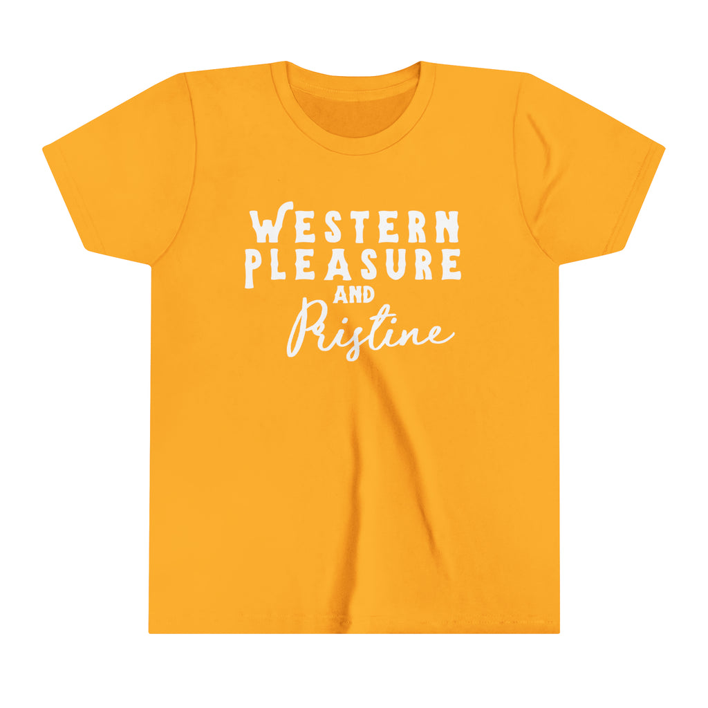 Western Pleasure & Pristine Youth Tee Gold