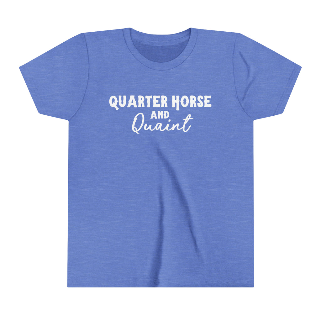 Quarter Horse Youth Tee Blue