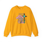 Praying Cowgirls Club Fleece Pullover Sweatshirt The Cinchy Cowgirl - Print S Gold