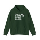 You Can't Scare Me I Own Mares Hoodie Hoodie The Cinchy Cowgirl - Print Forest Green S