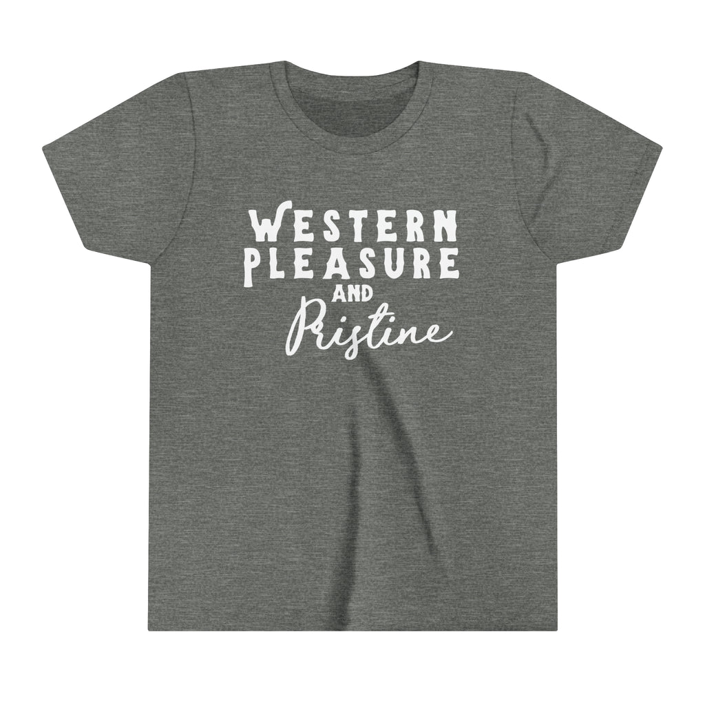 Western Pleasure & Pristine Youth Tee Grey