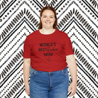 World's Best Rodeo Mom Short Sleeve Tee tcc graphic tee Printify   