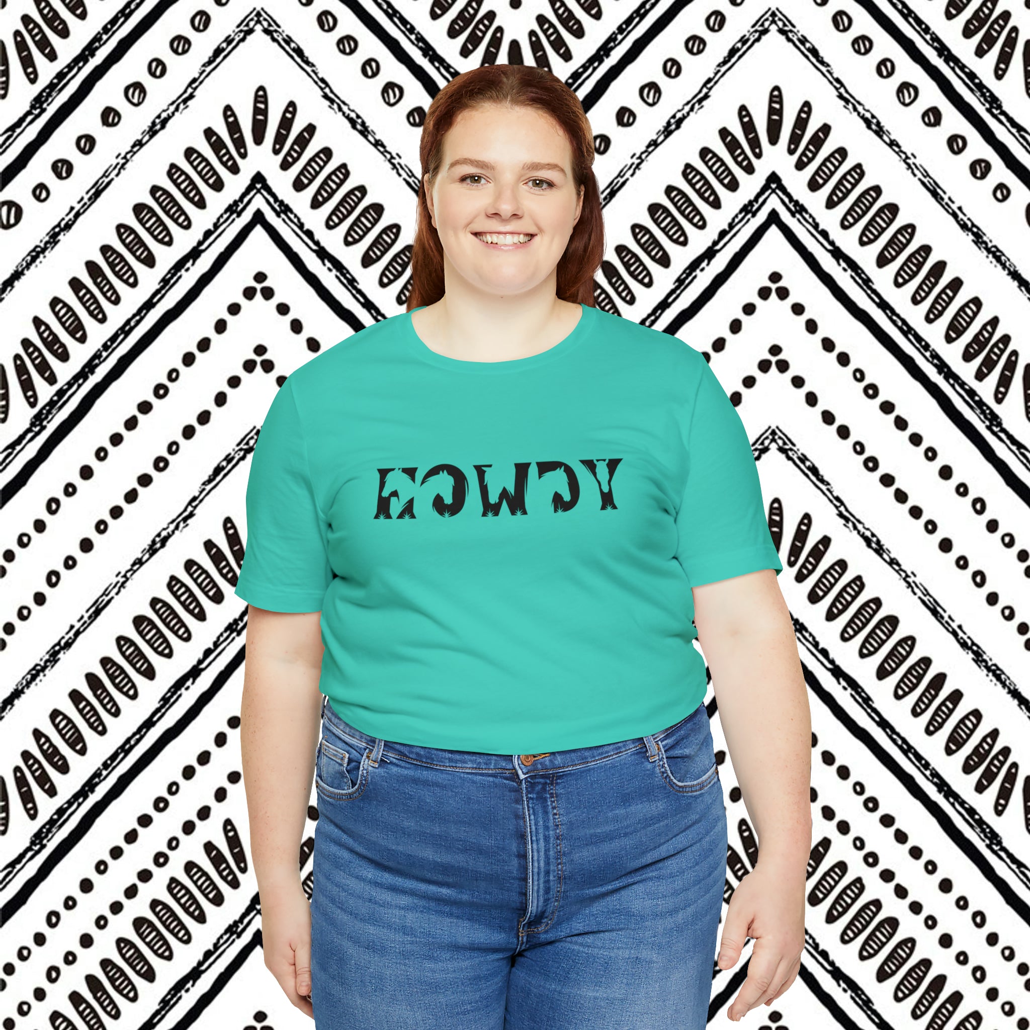 Howdy Short Sleeve Tee tcc graphic tee Printify   