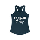 Bay Roan & Brassy  Racerback Tank Horse Color Shirts Printify XS Solid Midnight Navy 
