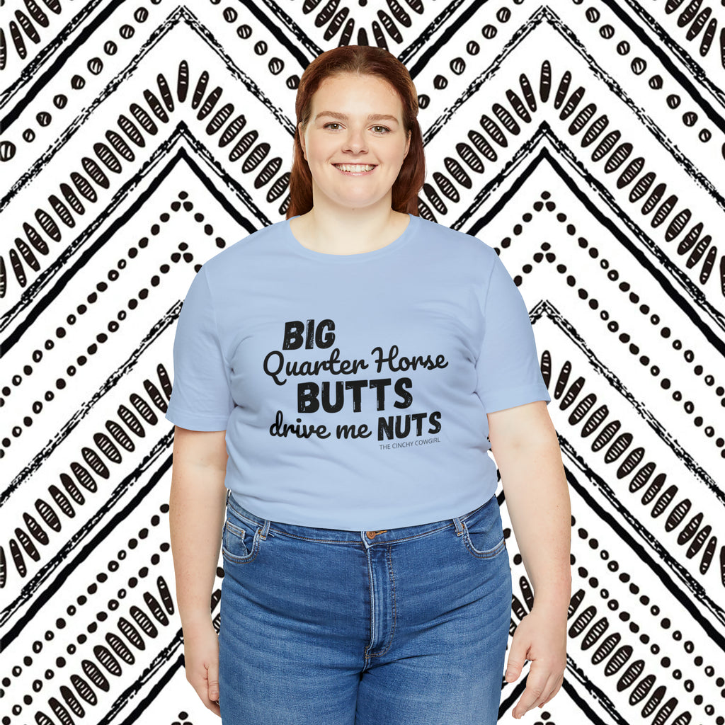 Quarter Horse Butts Short Sleeve Tee tcc graphic tee Printify   