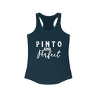 Pinto & Perfect Racerback Tank Horse Color Shirts Printify XS Solid Midnight Navy