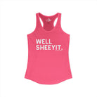 Well Sheeyit Tank Top Tank Top The Cinchy Cowgirl - Print XS Solid Hot Pink