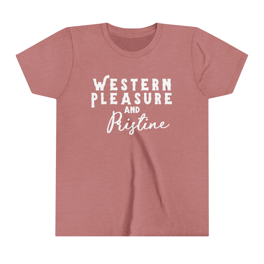 Western Pleasure & Pristine Youth Tee Mauve