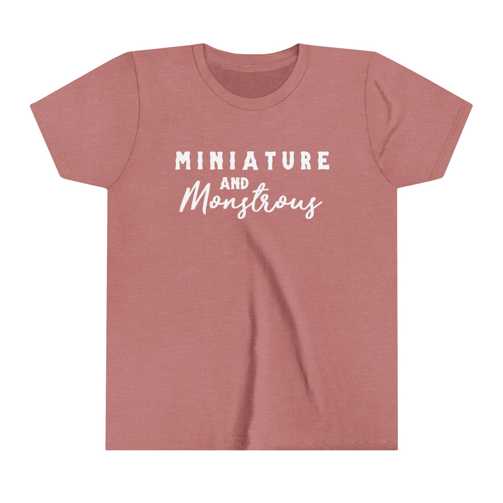 Miniature & Monstrous Youth Tee Mauve