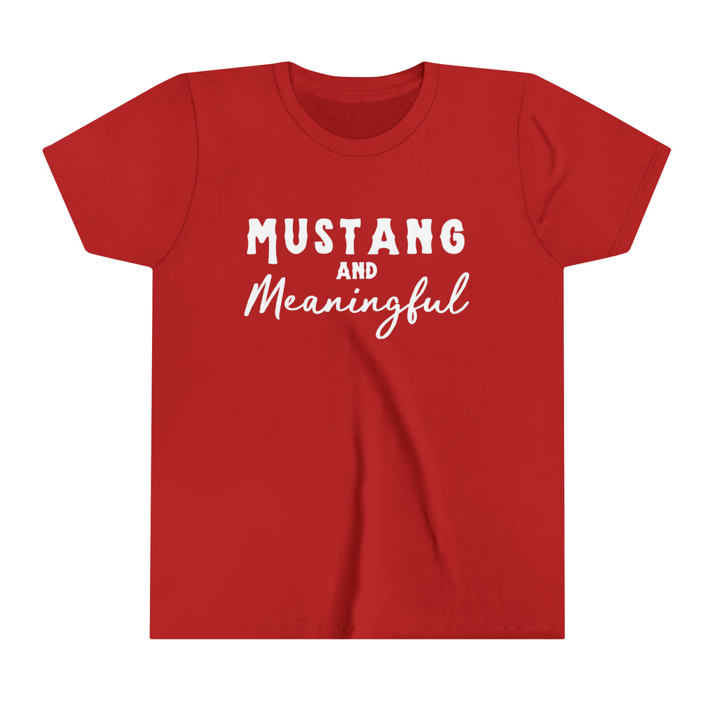 Mustang & Meaningful Youth Tee Red