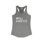 Well Sheeyit Tank Top Tank Top The Cinchy Cowgirl - Print XS Heather Grey