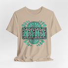 Turquoise Western Mama Short Sleeve Graphic Tee (Available In 14 Colors) T-Shirt Printify Tan XS