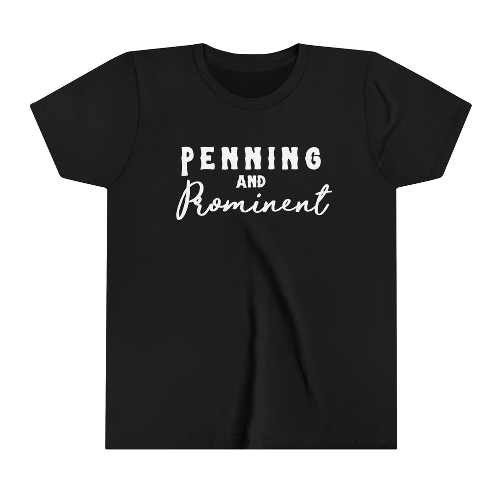 Penning & Prominent Youth Tee Black