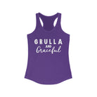 Grulla & Graceful Racerback Tank Horse Color Shirts Printify XS Solid Purple Rush 