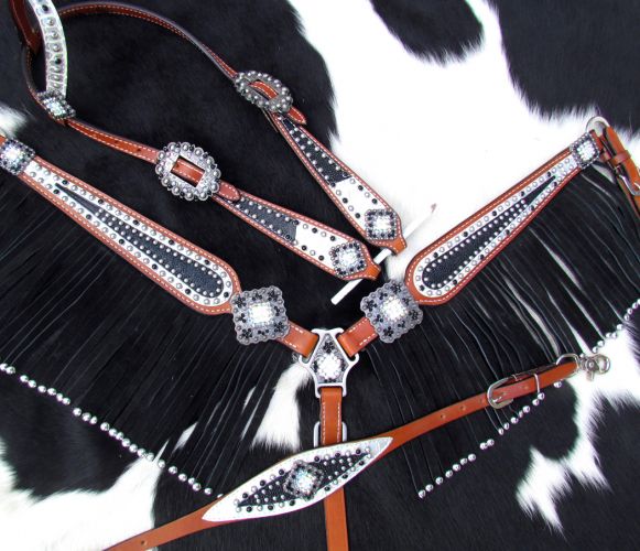 Stingray & Filigree 4 Piece Headstall Set headstall set Shiloh   