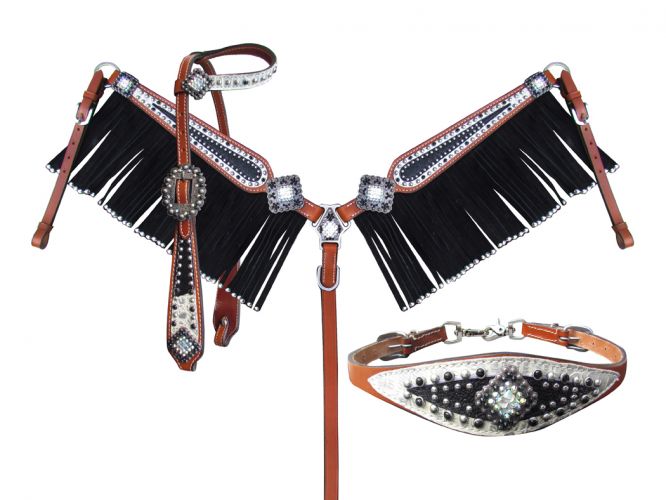 Stingray & Filigree 4 Piece Headstall Set headstall set Shiloh   