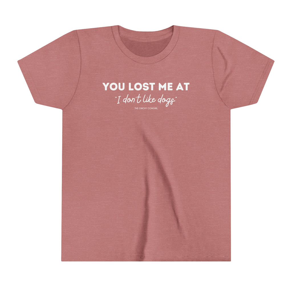 You Lost Me At Youth Short Sleeve Tee Mauve