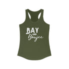 Bay & Boujee Racerback Tank Horse Color Shirts Printify XS Solid Military Green 
