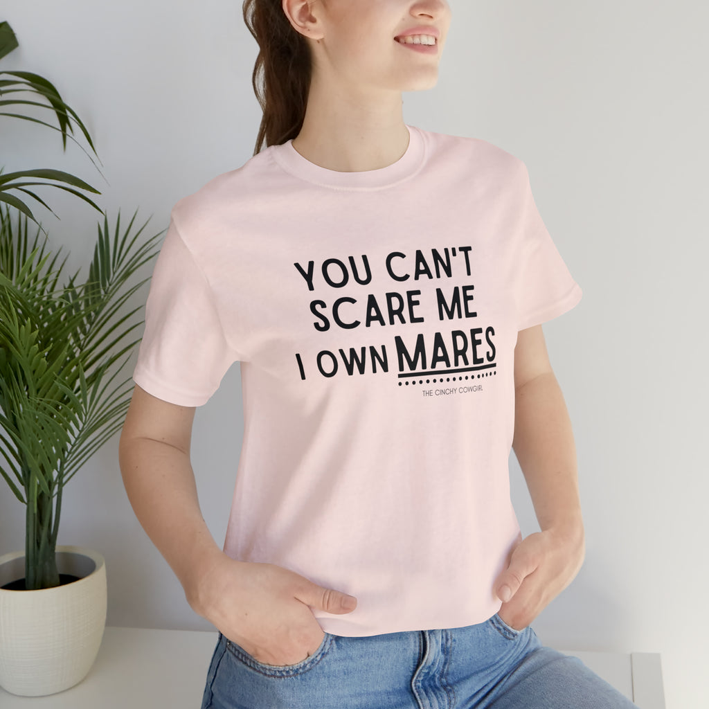 You Can't Scare Me Soft Pink Tee