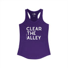 Clear The Alley Tank Top Tank Top The Cinchy Cowgirl - Print XS Solid Purple Rush