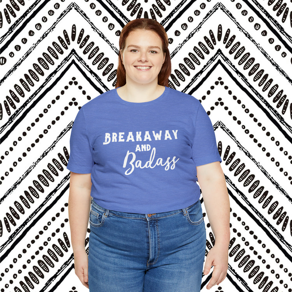 Breakaway & Badass Short Sleeve Tee Horse Riding Discipline Tee Printify   
