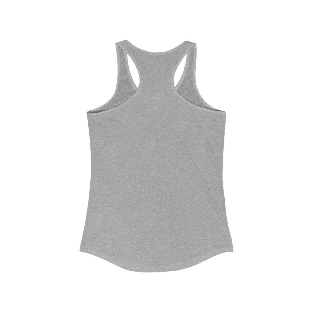Grey & Gritty Racerback Tank Horse Color Shirts Printify   