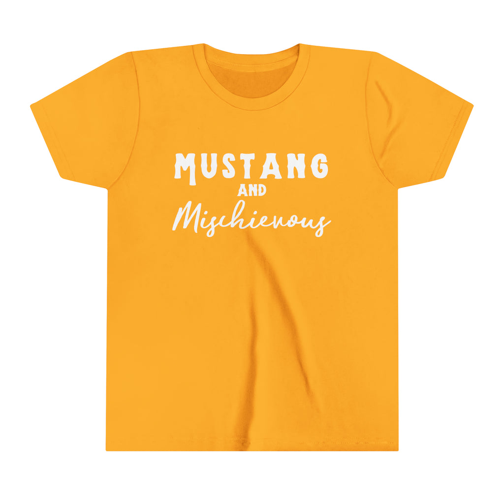 Mustang & Mischievous Youth Tee Gold