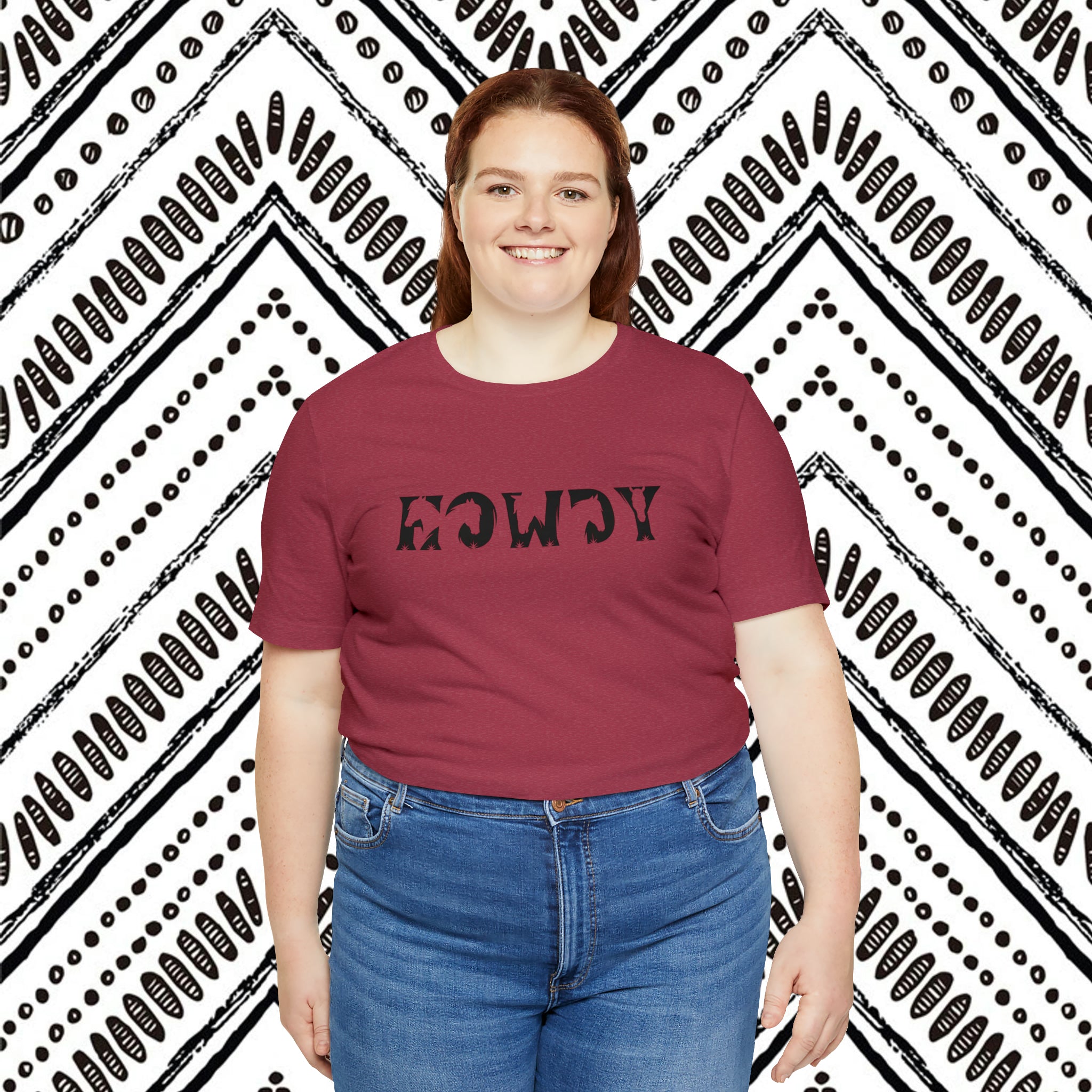 Howdy Short Sleeve Tee tcc graphic tee Printify   