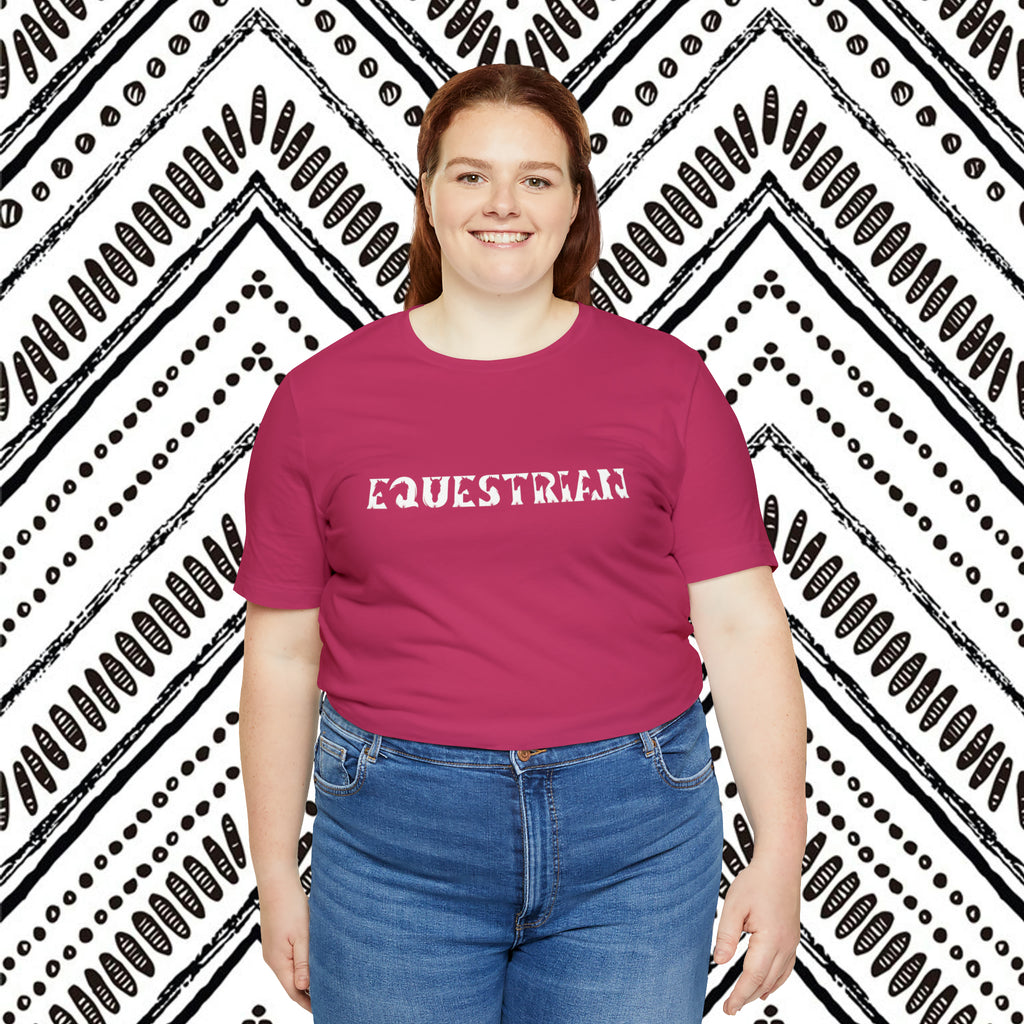 Equestrian Short Sleeve Tee tcc graphic tee Printify   