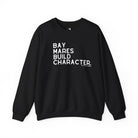Bay Mares Build Character Pullover Graphic Pullover The Cinchy Cowgirl - Print S Black