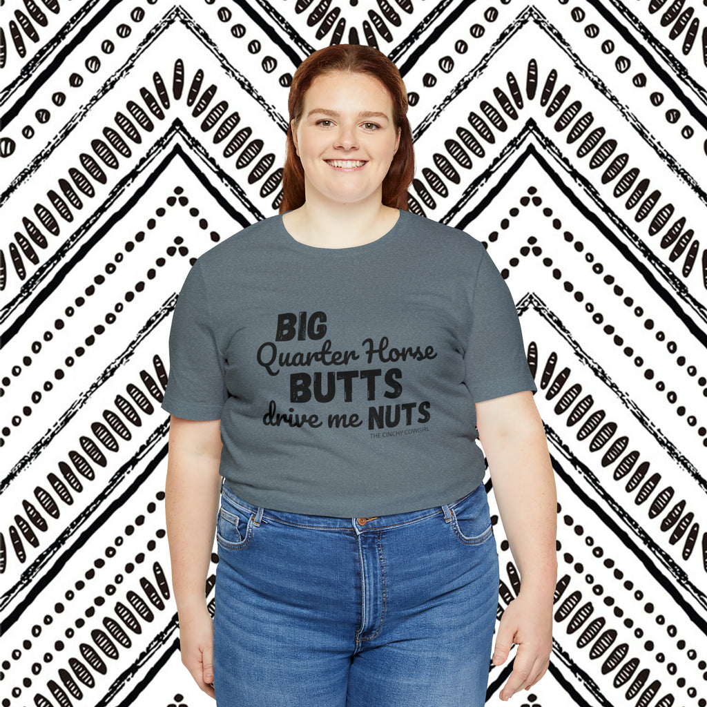 Quarter Horse Butts Short Sleeve Tee tcc graphic tee Printify   