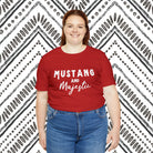 Mustang & Majestic Short Sleeve Tee Horse Color Shirt Printify   