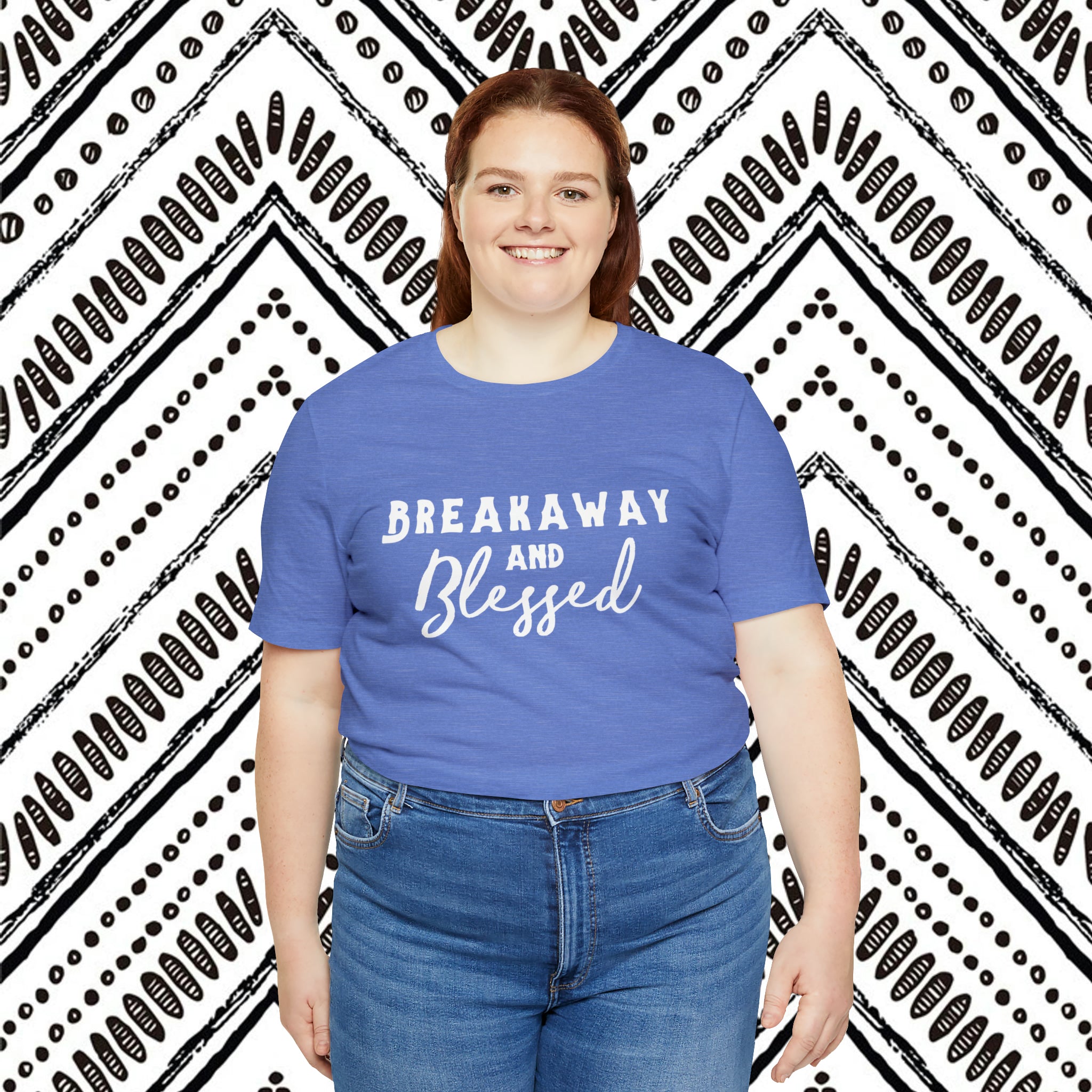 Breakaway & Blessed Short Sleeve Tee Horse Riding Discipline Tee Printify   