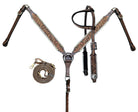Two Toned Single Ear Headstall Set headstall set Shiloh