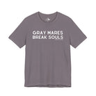 Gray Mares Break Souls Short Sleeve Tee T-Shirt The Cinchy Cowgirl - Print Storm XS
