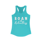 Roan & Relentless Racerback Tank Horse Color Shirts Printify XS Solid Tahiti Blue 