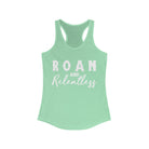 Roan & Relentless Racerback Tank Horse Color Shirts Printify XS Solid Mint 