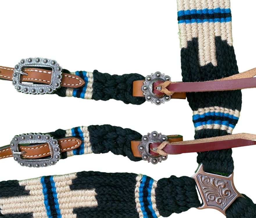 One Ear Corded Southwest Headstall Set