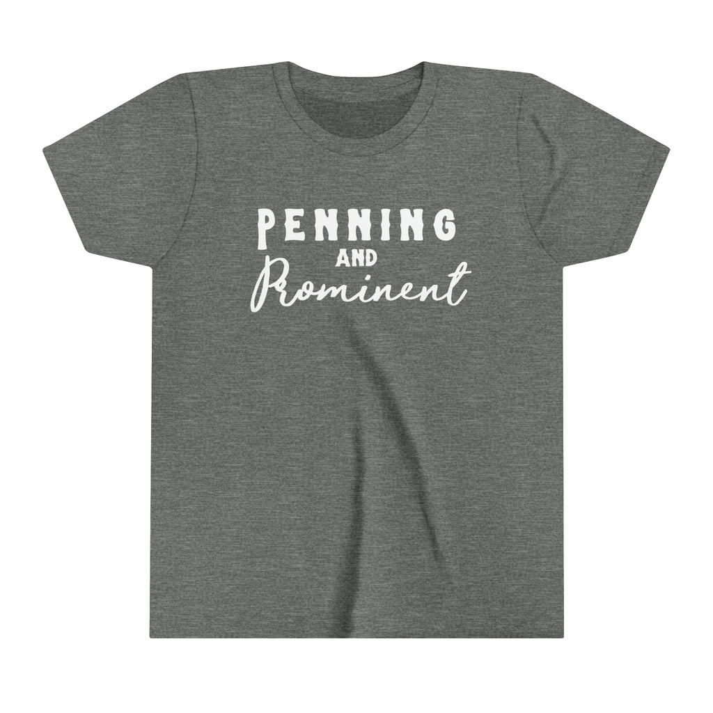 Penning & Prominent Youth Tee Grey