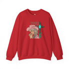 Praying Cowgirls Club Fleece Pullover Sweatshirt The Cinchy Cowgirl - Print S Red