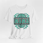 Turquoise Western Mama Short Sleeve Graphic Tee (Available In 14 Colors) T-Shirt Printify Ash XS