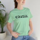 Cowgirl Short Sleeve Tee tcc graphic tee Printify Mint XS 