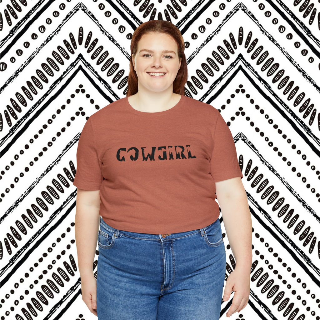 Cowgirl Short Sleeve Tee tcc graphic tee Printify   